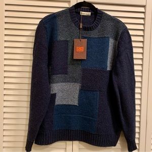 Etro 100% Wool Patchwork Sweater